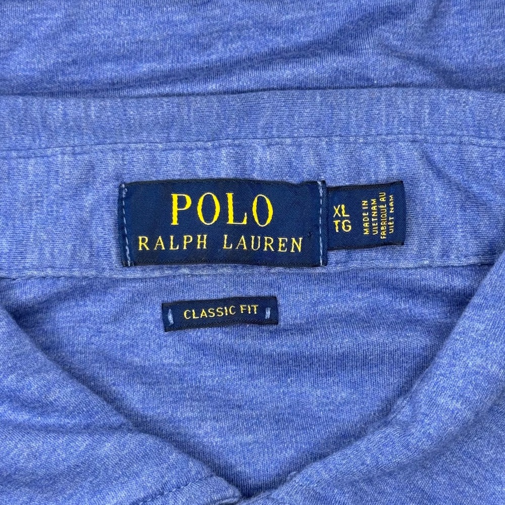 Polo Ralph Lauren Polo Shirt Mens XL Classic Fit Short Sleeve Preppy White‎ Pony - Picture 3 of 6
